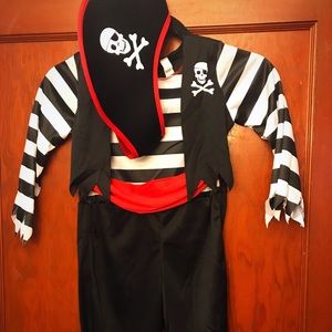 Toddler Boys 2t-3t Pirate Halloween Costume